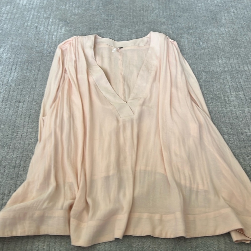 Free People Draped Pink Top